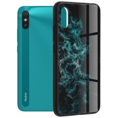 Techsuit Husa pentru Xiaomi Redmi 9A / Redmi 9AT - Techsuit Glaze Series - Blue Nebula 5949419034105 έως 12 άτοκες Δόσεις