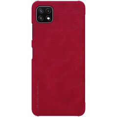 Nillkin Husa pentru Samsung Galaxy A22 5G - Nillkin QIN Leather Case - Red 6902048222281 έως 12 άτοκες Δόσεις