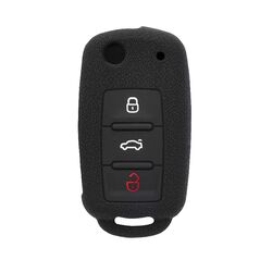 Techsuit Husa pentru cheie VW Touareg, Golf/Skoda Fabia/Seat Mii - Techsuit Car Key Case (1001.13) - Black 5949419033177 έως 12 άτοκες Δόσεις