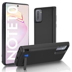 Techsuit Husa pentru Samsung Galaxy Note 10 4G / Note 10 5G cu Baterie de 5000mAh - Techsuit Power Pro - Black 5949419030909 έως 12 άτοκες Δόσεις