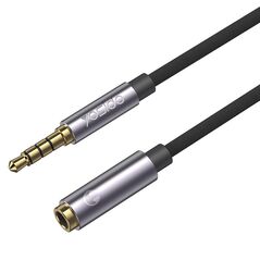 Yesido Cablu Audio Adaptor Jack la Jack 1m - Yesido (YAU-26) - Black 6971050264770 έως 12 άτοκες Δόσεις
