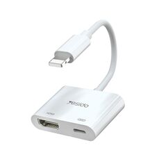 Yesido Cablu Adaptor Lightning la HDMI, Lightning - Yesido (HM06) - White 6971050264695 έως 12 άτοκες Δόσεις