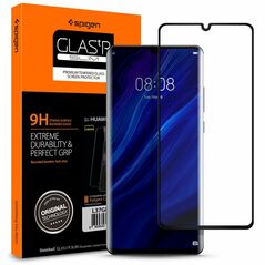 Spigen Folie pentru Huawei P30 Pro / P30 Pro New Edition - Spigen Glas.TR Slim - Black 8809640251733 έως 12 άτοκες Δόσεις