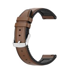 Techsuit Curea pentru Samsung Galaxy Watch 4, Galaxy Watch Active (40 / 44 mm), Huawei Watch GT / GT 2 / GT 3 (42 mm) - Techsuit Watchband 20mm (W007) - Brown 5949419020689 έως 12 άτοκες Δόσεις