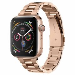 Spigen Curea pentru Apple Watch 1/2/3/4/5/6/7/8/SE/SE 2 (38/40/41mm) - Spigen Modern Fit - Rose Gold 8809640253560 έως 12 άτοκες Δόσεις