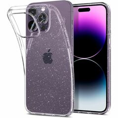 Spigen Husa pentru iPhone 14 Pro - Spigen Liquid Crystal Glitter - Crystal Quartz 8809811864519 έως 12 άτοκες Δόσεις