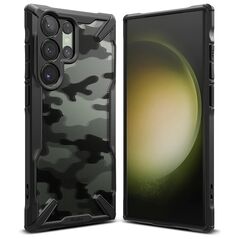 Ringke Husa pentru Samsung Galaxy S23 Ultra - Ringke Fusion X Design - Camo Black 8809919300353 έως 12 άτοκες Δόσεις