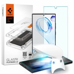 Spigen Folie pentru Samsung Galaxy S23 Ultra - Spigen GLAS.tR Platinum UV Light - Clear 8809896743013 έως 12 άτοκες Δόσεις