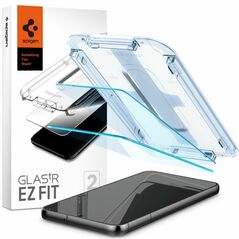 Spigen Folie pentru Samsung Galaxy S23 (set 2) - Spigen Glas.TR EZ FIT - Clear 8809896743143 έως 12 άτοκες Δόσεις