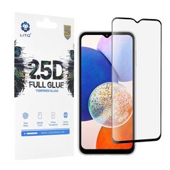 Lito Folie pentru Samsung Galaxy A14 5G - Lito 2.5D FullGlue Glass - Black 5949419007512 έως 12 άτοκες Δόσεις