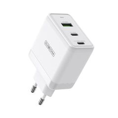 Duzzona Duzzona - Wall Charger 3in1 (T1) - USB, 2x Type-C, GaN Fast Charging 65W - White 6934913042472 έως 12 άτοκες Δόσεις