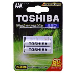 TOSHIBA LR03 AAA 950mAh ΕΠΑΝΑΦΟΡΤ/ΝΗ ΜΠΑΤΑΡΙΑ Blister 2 τεμ TO-R03B2A95 17210 έως 12 άτοκες Δόσεις