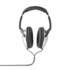 Nedis Ενσύρματα Over Ear Ακουστικά Τηλεόρασης Ασημί (HPWD1201BK) (NEDHPWD1201BK) έως 12 άτοκες Δόσεις