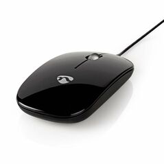 Nedis Wired Mouse Ενσύρματο Ποντίκι Μαύρο (MSWD200BK) (NEDMSWD200BK) έως 12 άτοκες Δόσεις