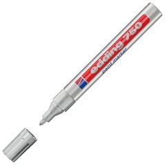 Edding 750 Ανεξίτηλος Μαρκαδόρος 4mm Ασημί (4-750054) (EDD4-750054) έως 12 άτοκες Δόσεις