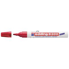 Edding 8300 Industry Permanent Marker Red (4-8300002) (EDD4-8300002) έως 12 άτοκες Δόσεις