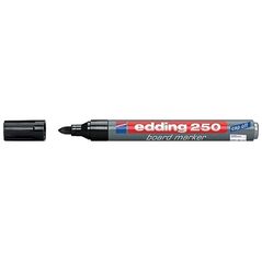 Edding 250 Μαρκαδόρος Πίνακα 3mm Μαύρος (4-250001) (EDD4-250001) έως 12 άτοκες Δόσεις