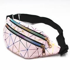 Techsuit Techsuit - Casual Waist Bags (CWB1) - with Belt for Recreational Activity, Fitness, Three Pockets - Pink 5949419063624 έως 12 άτοκες Δόσεις