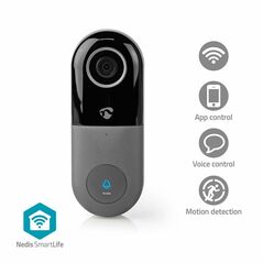 Nedis Wi-Fi Smart Video Doorbell Ασύρματο Κουδούνι Πόρτας με Κάμερα και Wi-Fi (WIFICDP10GY) (NEDWIFICDP10GY) έως 12 άτοκες Δόσεις