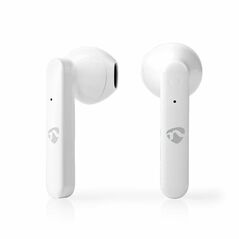 Nedis In-ear Bluetooth Handsfree Ακουστικά με Θήκη Φόρτισης Λευκά (HPBT2052WT) (NEDHPBT2052WT) έως 12 άτοκες Δόσεις