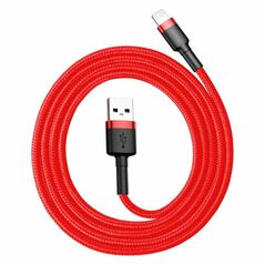 Baseus Baseus Cafule USB Lightning cable 2.4A 1m (black + red) 015822 έως και 12 άτοκες δόσεις