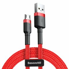 Baseus Micro USB Baseus Cafule 1.5A 2m (red) 016542 έως και 12 άτοκες δόσεις