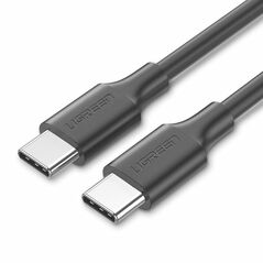 UGREEN Pozłacany kabel USB-C UGREEN 1,5m czarny 018840 έως και 12 άτοκες δόσεις