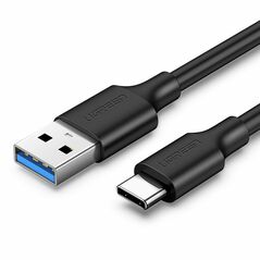 UGREEN Niklowany kabel USB-C 3.0 UGREEN 1m czarny 018823 έως και 12 άτοκες δόσεις