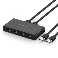 UGREEN Switch USB KVM USB 2x4 UGREEN USB 2.0 (black) 020159 έως και 12 άτοκες δόσεις