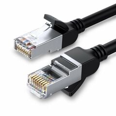 UGREEN UGREEN Cat 6 UTP Round Ethernet Cable Pure Copper 0.5m (black) 022113 έως και 12 άτοκες δόσεις