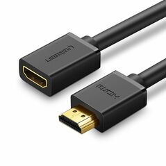 UGREEN HDMI male to HDMI female cable UGREEN HD107, FullHD, 3D, 0.5m (black) 022526 έως και 12 άτοκες δόσεις