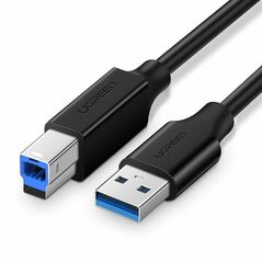 UGREEN Printer Cable USB 3.0 A-B UGREEN US210, 2m (black) 022498 έως και 12 άτοκες δόσεις