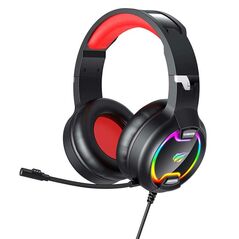 Havit Gaming headphones Havit GAMENOTE H2233D RGB (black&red) 028464 έως και 12 άτοκες δόσεις