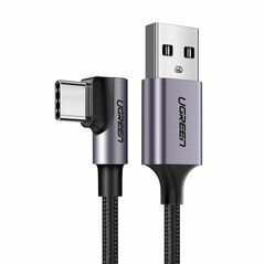 UGREEN Angular USB-C cable UGREEN US284, 3A , 3m (black) 029810 έως και 12 άτοκες δόσεις