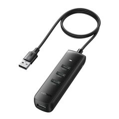 UGREEN 4in1 adapter UGREEN CM416 USB to 4x USB 0.25m (black) 035285 έως και 12 άτοκες δόσεις