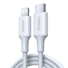 UGREEN USB-C to Lightning Charging Cable UGREEN, PD 3A, 0.5m (white) 042356 έως και 12 άτοκες δόσεις