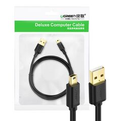 UGREEN Cable USB 2.0 UGREEN 10355B, male, mini USB, 1m 046380 έως και 12 άτοκες δόσεις