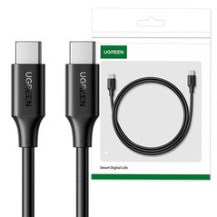 UGREEN Cable USB-C to USB-C UGREEN 15177, 1,5m (black) 046365 έως και 12 άτοκες δόσεις
