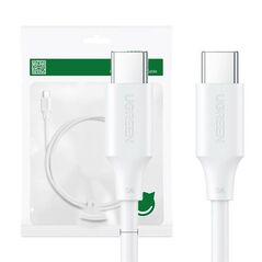 UGREEN USB-C to USB-C cable UGREEN 1.5m, 5A, 100W (white) 046386 έως και 12 άτοκες δόσεις