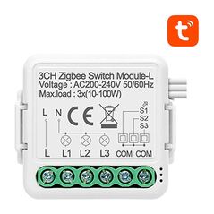 Avatto Smart Switch Module ZigBee Avatto N-LZWSM01-3 No Neutral TUYA 047978 έως και 12 άτοκες δόσεις