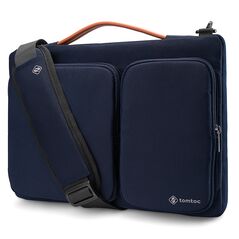 Tomtoc Tomtoc - Defender Laptop Briefcase (A42F2B1) - with Shoulder Strap and Small Card Pocket, 16″ - Blue 6971937060860 έως 12 άτοκες Δόσεις