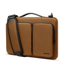 Tomtoc Tomtoc - Defender Laptop Briefcase (A42F2Y1) - with Shoulder Strap and Small Card Pocket, 16″ - Brown 6971937065629 έως 12 άτοκες Δόσεις