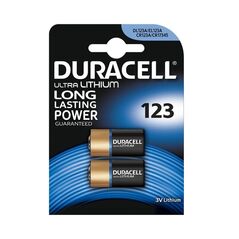 Duracell Ultra Μπαταρίες Λιθίου CR123A 3V 2τμχ (DUCR123A)(DURDUCR123A) έως 12 άτοκες Δόσεις
