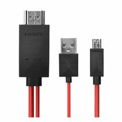 Καλώδιο MHL Micro USB HDMI TV FullHD DM-0697 έως 12 άτοκες Δόσεις
