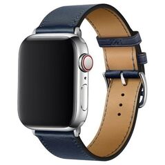 Λουράκι Devia Elegant PU Leather Apple Watch (38/ 40/ 41mm) Σκούρο Μπλε 6938595365430 έως και 12 άτοκες δόσεις