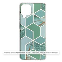 Techsuit Husa pentru iPhone 15 - Techsuit Marble Series - Green Hex 5949419065765 έως 12 άτοκες Δόσεις