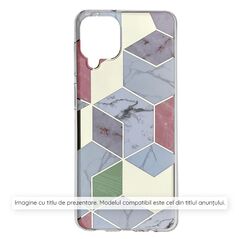 Techsuit Husa pentru iPhone 15 Plus - Techsuit Marble Series - Purple Hex 5949419065611 έως 12 άτοκες Δόσεις