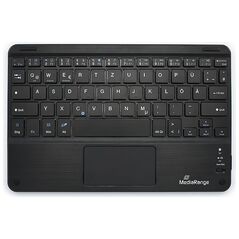 MediaRange Compact-sized Bluetooth Keyboard with 78 ultraflat keys and touchpad (Black) (MROS130-GR) έως 12 άτοκες Δόσεις
