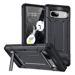 Techsuit Husa pentru iPhone 7 / 8 / SE 2, SE 2020 / SE 3, SE 2022 - Techsuit Hybrid Armor Kickstand - Black 5949419067868 έως 12 άτοκες Δόσεις