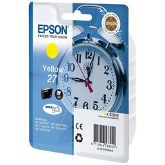 Epson Μελάνι Inkjet Series 27 Yellow (C13T27044012) (EPST270440) έως 12 άτοκες Δόσεις